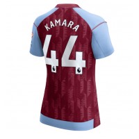 Aston Villa Boubacar Kamara #44 Replica Home Shirt Ladies 2023-24 Short Sleeve